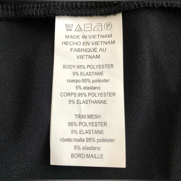 💎 MICHAEL Michael Kors black shift dress short sleeve midi SZ Small - Picture 6 of 6